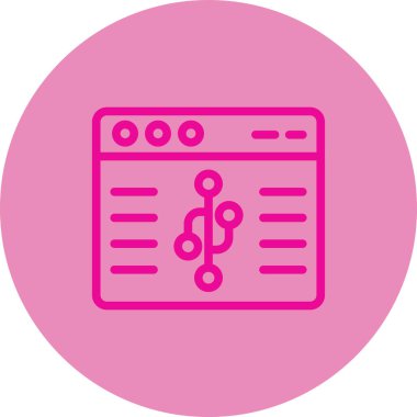 Seo simgesinin vektör illüstrasyonu