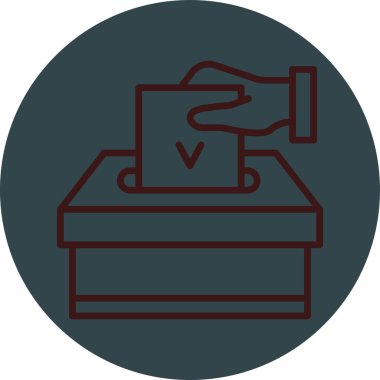 Bir simgenin vektör illüstrasyonu