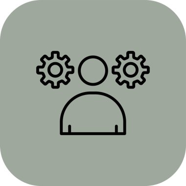 vector settings icon illustration