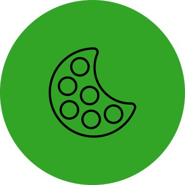 Benzersiz Mantar Vektör Kabartma Simgesi