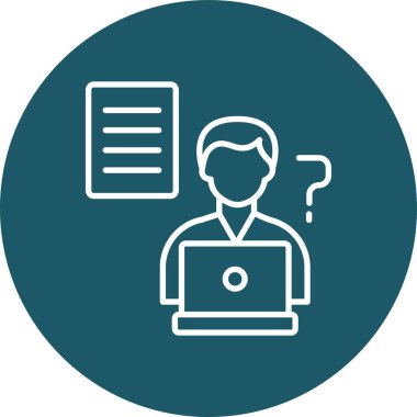 İş ve finans simgesinin vektör illüstrasyonu