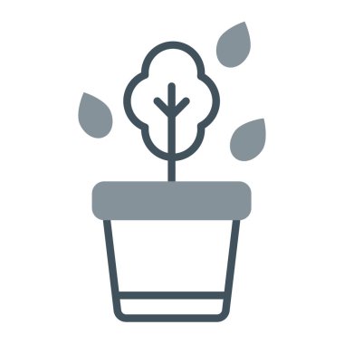 pot vektör çizim çiçek