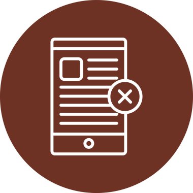 Belge simgesinin vektör illüstrasyonu