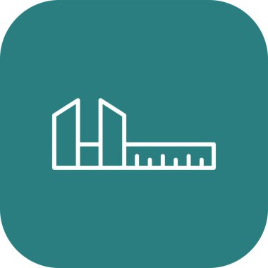 vektör inşa simgesi, kişisel proje ticari binası