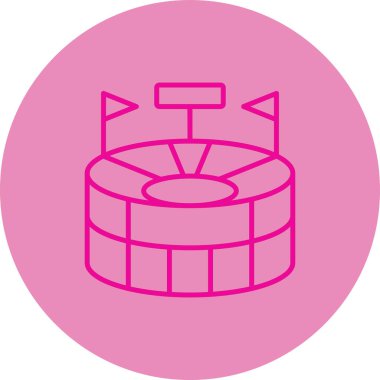 davul simgesi vektör illüstrasyonu