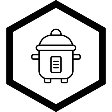 Bir besin simgesinin vektör illüstrasyonu