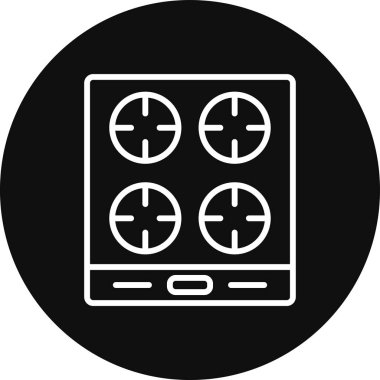 Kişisel ve ticari kullanımın illüstrasyon vektör simgesi.