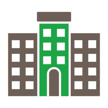 otel binası vektör simgesi