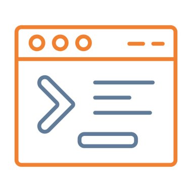 Web tasarım ikonu vektör illüstrasyonu