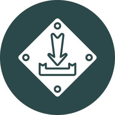 seo modern simgesinin vektör illüstrasyonu