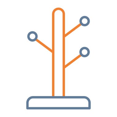 Tek bir simgenin vektör illüstrasyonu