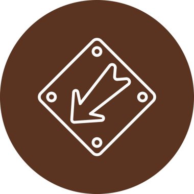 ok simgesi vektör illüstrasyonu