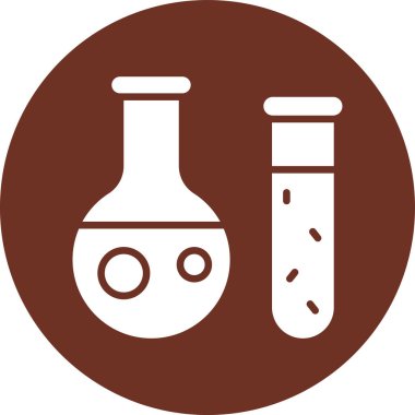 Bir test tüpünün vektör illüstrasyonu