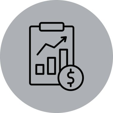 İş simgesinin vektör illüstrasyonu