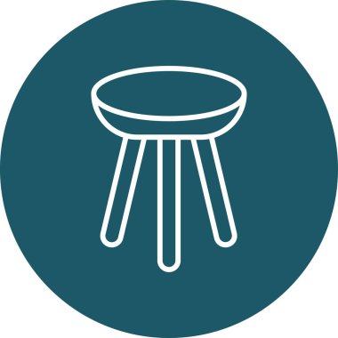 sandalye simgesi çizimi