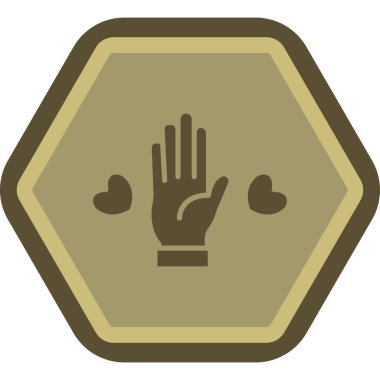 El işareti simgesi. Web ve mobil için vektör illüstrasyonu.