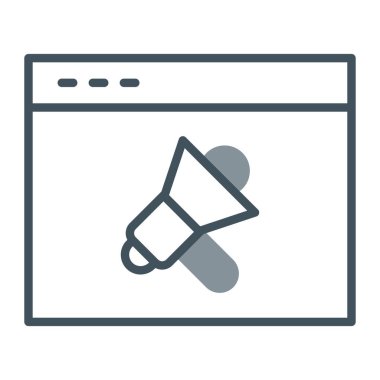 Web sitesi vektör çizgisi simgesi, imza, beyaz arkaplan üzerindeki illüstrasyon, düzenlenebilir vuruşlar