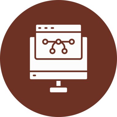 bilgisayar simgesi vektör illüstrasyonu