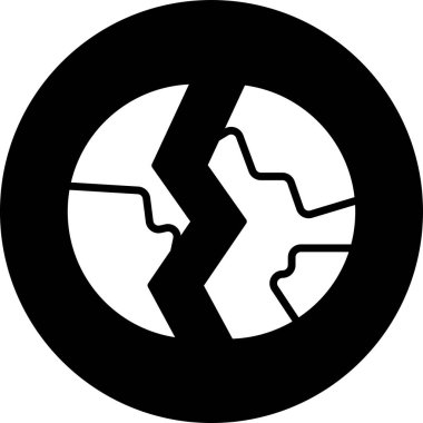 kırık halka simgesi, basit biçim