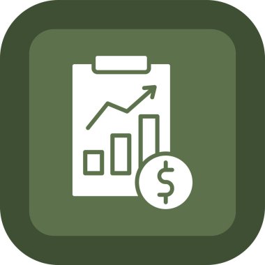 iş grafiği ikon vektör illüstrasyonu