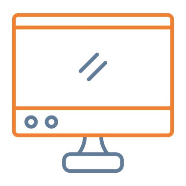 izleyici ikon vektör illüstrasyonu