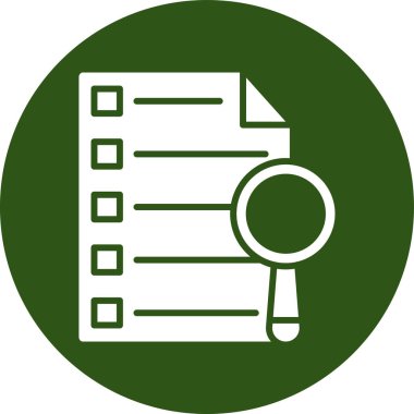 Yapılacaklar listesi web simgesi basit illüstrasyon