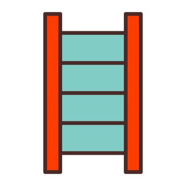 merdiven doldurulmuş vektör simgesi dekoru