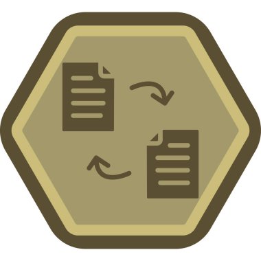 dosya biçimi simgesi, vektör illüstrasyonu