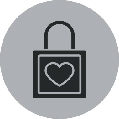 Modern b 'nin vektör illüstrasyonu simge kilidinden yoksun