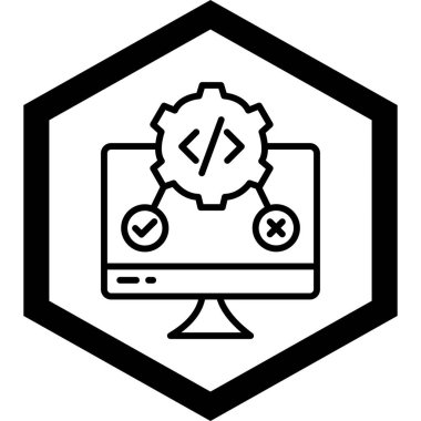 Web simgesi, vektör illüstrasyonu