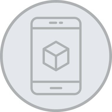 Akıllı telefon simgesinin vektör illüstrasyonu