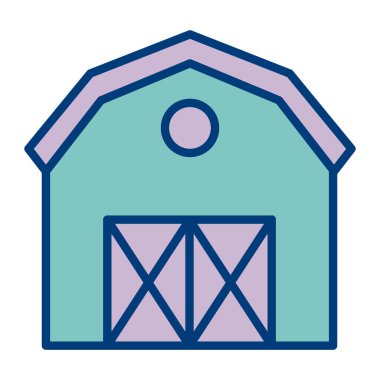 Çiftlik ahırı. Web simgesi