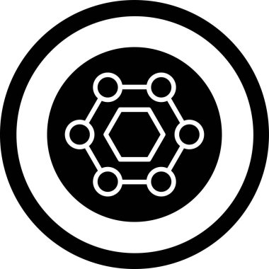 şebeke. Web simgesi basit illüstrasyon