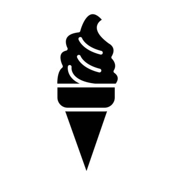 Dondurma ikonu, basit stil