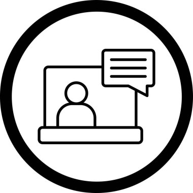 seo modern simgesinin vektör illüstrasyonu