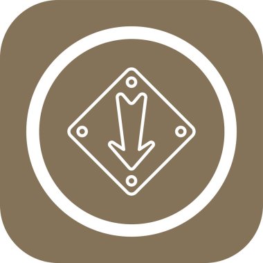 ok simgesinin vektör illüstrasyonu