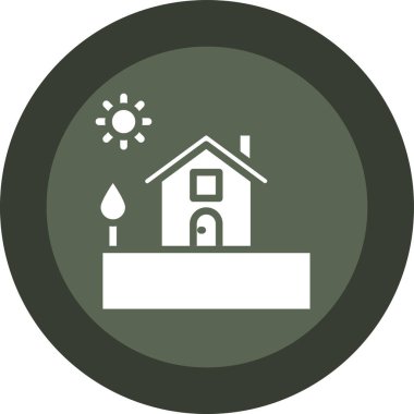 ev simgesi vektör illüstrasyonu