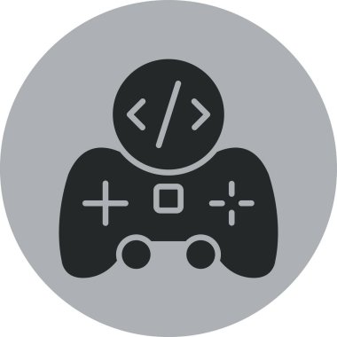 oyun simgesi, vektör illüstrasyonu