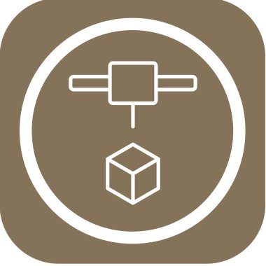 Modern binanın vektör simgesi