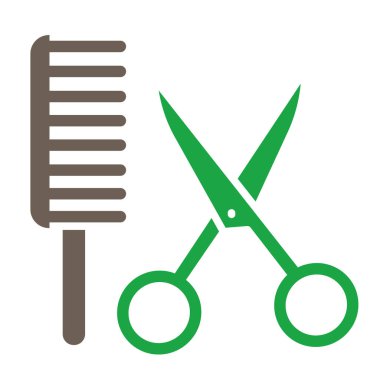 Makas. Web simgesi basit illüstrasyon