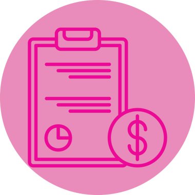 vektör para simgesi illüstrasyonu