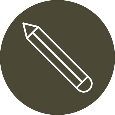 Kalem simgesi, vektör illüstrasyonu