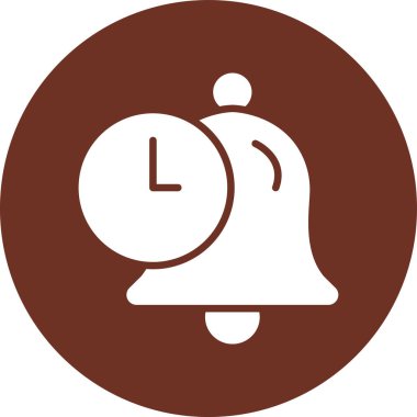 Saat simgesi vektör illüstrasyonu