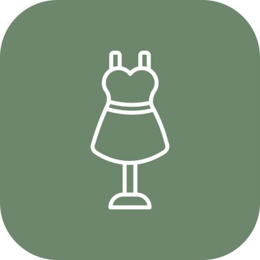 elbise simgesi vektör illüstrasyonu