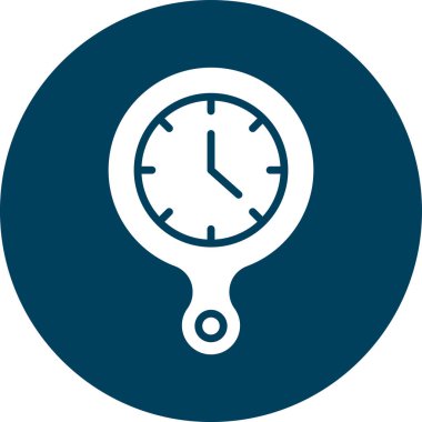 Alarm saati simgesi, vektör illüstrasyonu