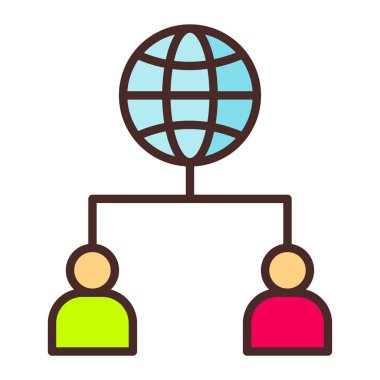 ağ paylaşımı. Basit resimleme