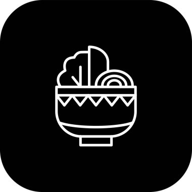 vektör yiyecek ve içecek simgesi