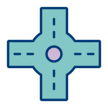 Çapraz simge. vektör illüstrasyonu