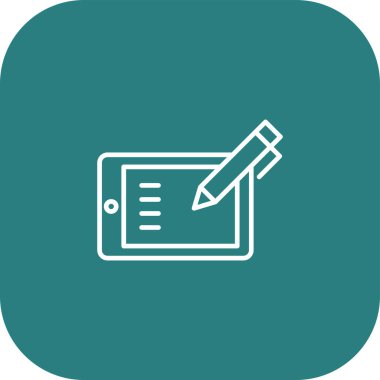 Vektör Belgesi düz simgesi