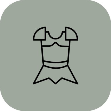 elbise simgesi vektör illüstrasyonu